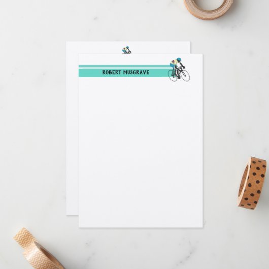 Fietser nr. 3 notitiekaartje (Voorkant / Achterkant in situ)