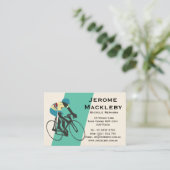 Fietser nr. 3 visitekaartje (Staand voorkant)