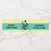 Fietser nr. 3 waterfles etiket (Enkel label)