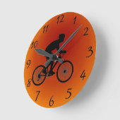 Fietser om de Klok van de Muur (Hoek)