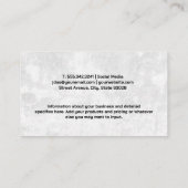 Fietser op de fiets | QR-Visitekaartje Visitekaartje (Achterkant)