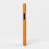 Fietser op oranje achtergrond Case-Mate iPhone case (Achterkant/rechts)