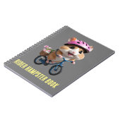 Fietser Rider Hampster Boek Notitieboek (Linkerzijde)