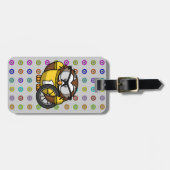 fietser uil bagagelabel (Voorkant horizontaal)