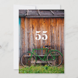 Fietser Verjaardag Uitnodiging - elke leeftijd