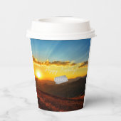 Fietser Verjaardagsfeestje Papier Cup HAMbyWG Papieren Bekers (Achterkant)