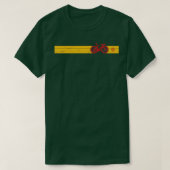 Fietser Vlag New Mexico NM Zia Love Bike Racing Re T-shirt (Design voorkant)