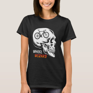 Fietser WIEL WIZARD Fietsen Grappig Fietsen T-shirt