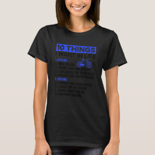 Fietser Wielrenners Motorrijder Fiets Bergfietsen  T-shirt