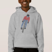 Fietser Word Art Fiets (Voorkant)