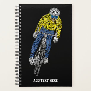 Fietser Word Art Fiets Planner