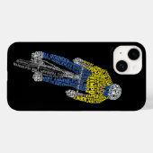 Fietser Word Art Fietsen Case-Mate iPhone Case (Achterkant (horizontaal))