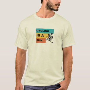 Fietseren Is Leuk T‑Shirt – Krachtig Retro Wielero T-shirt