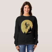 Fietserij Bicycle Biking Moon Art Riding Trui (Voorkant volledig)