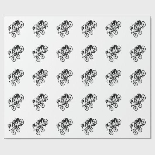 Fietserij Cadeaupapier (Vlak)