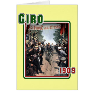 Fietserij Giro 1909 Italiaanse vlag Retro  Art