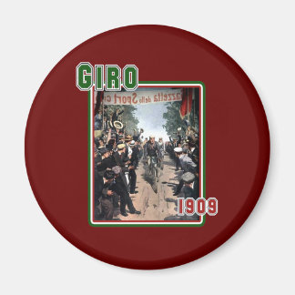 Fietserij Giro 1909 Italiaanse vlag Retro  Art Magneet