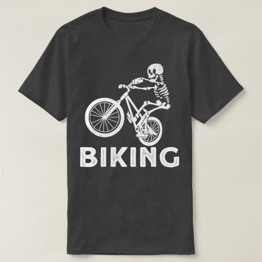 Fietserijfietsen met motorfietsen t-shirt (Design voorkant)