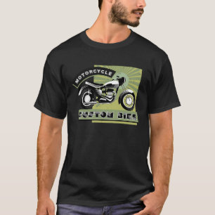 Fietserkleding rijden legendarische motorfietsen t-shirt