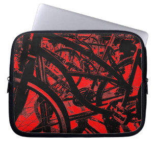 FietserrackHC - Rood Laptop Sleeve