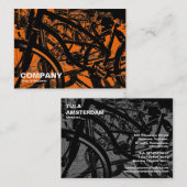 Fietserrackrack - in Oranje Visitekaartje (Voorkant / Achterkant)