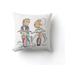 Fietsers Bruid en Bruidegom