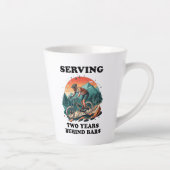 Fietsers die twee jaar achter de tralies rijden latte mok (Rechts)