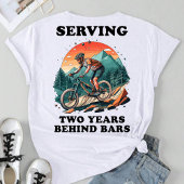 Fietsers die twee jaar achter de tralies rijden t-shirt