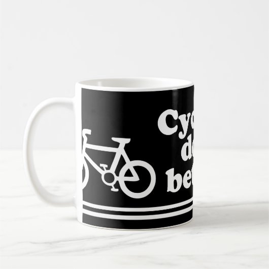 fietsers doen het beter koffiemok (Links)