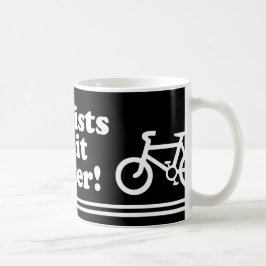 fietsers doen het beter koffiemok