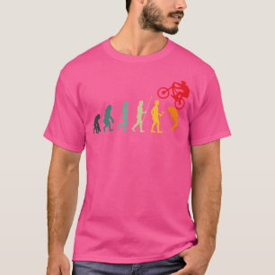Fietsers Evolution Funny Bike MTB BMX T-shirt