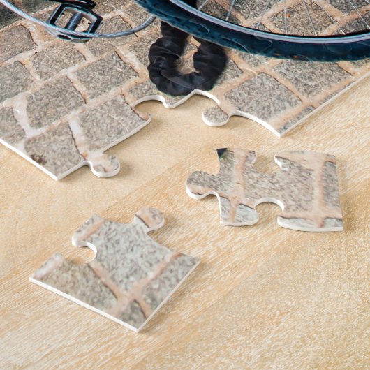 Fietsers Fietsen Parkeren Jigsaw Puzzel (Zijkant)
