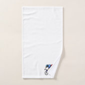 Fietserscyclus blauw en rood bad handdoek (Handdoek)