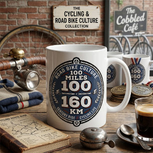 Fietseuwse Ride 100 Mijl 160 KM Koffiemok