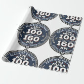 Fietsevent 100 Mijl 160 KM  Cadeaupapier (Uitgerold)