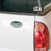 fietsexamen ovaal bumpersticker (Op Truck)