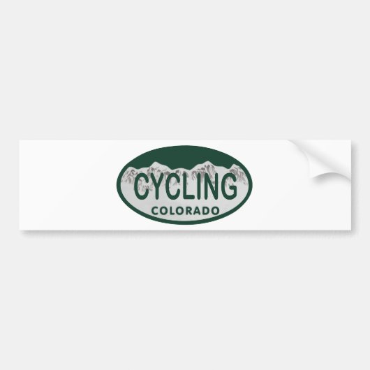 fietsexamen ovaal bumpersticker (Voorkant)
