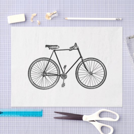  Fietsfiets Ephemera Decoupage Tissuepapier (Craft)
