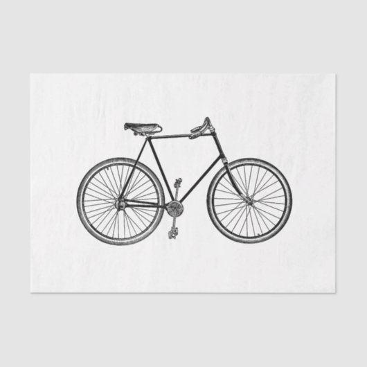 Fietsfiets Ephemera Decoupage Tissuepapier (Voorkant)