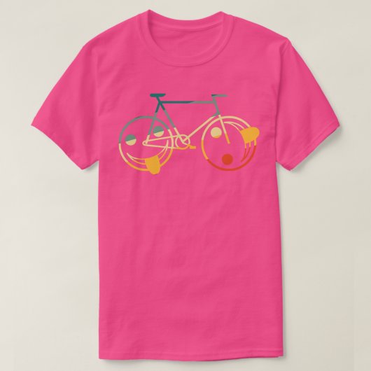 Fietsfiets Fietsen Retro  cadeau 1 T-shirt (Design voorkant)