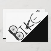 Fietsfiets Fun Park Party Uitnodigen Kaart (Voorkant / Achterkant)