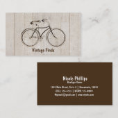  Fietsfiets Rustiek Country Visitekaartje (Voorkant / Achterkant)