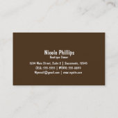  Fietsfiets Rustiek Country Visitekaartje (Achterkant)