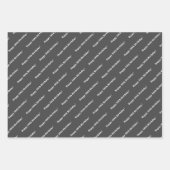 Fietsfiets Zwart Wit Personaliseren Inpakpapier Vel (Voorkant 3)