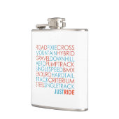 Fietsfietsen fietsen, fietsen, bergen, alleen rijd heupfles (Links)