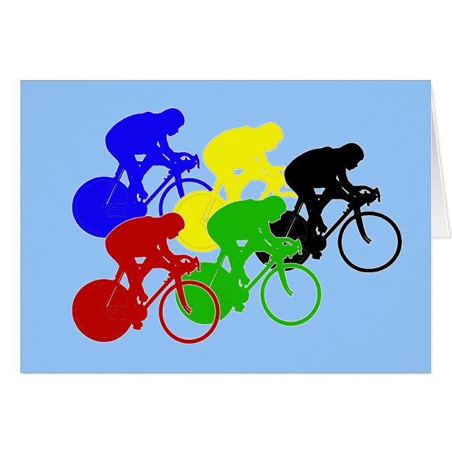 Fietsfietsenfietsen met wielerbestuivers   (Voorkant Horizontaal)