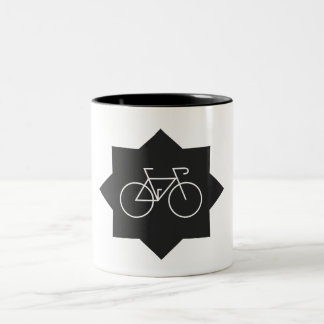 Fietsfietsers Tweekleurige Koffiemok