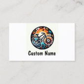 Fietsfietswinkel Verkoop & Reparatie Visitekaartje (Achterkant)