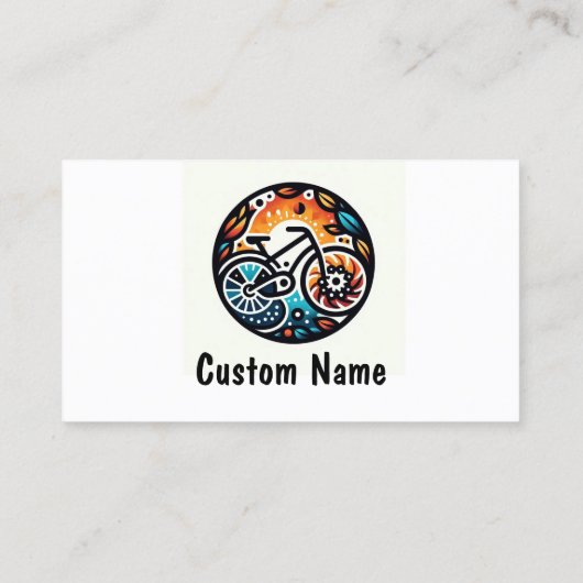 Fietsfietswinkel Verkoop & Reparatie Visitekaartje (Achterkant)