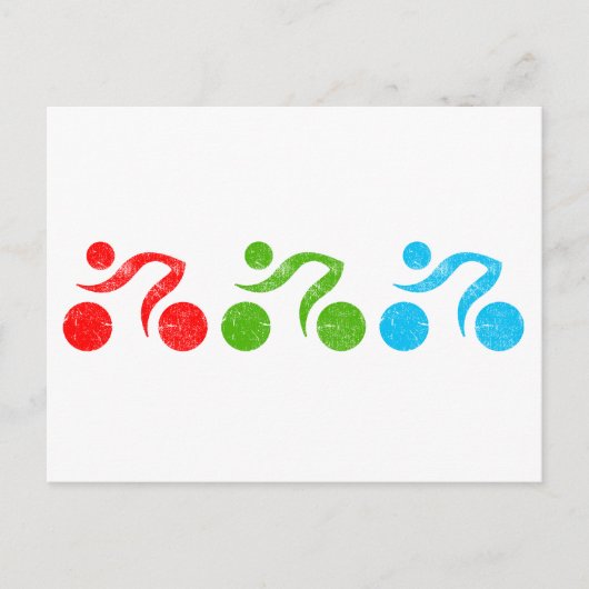 Fietsfilters in actie briefkaart (Voorkant)